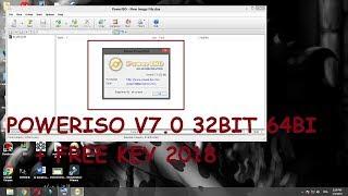 PowerISO V7.0 32 bit 64 bit + free key 2018 all windowse