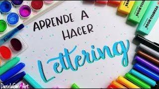 APRENDE A HACER LETTERING! Tutorial desde 0 - DanielaGmr 