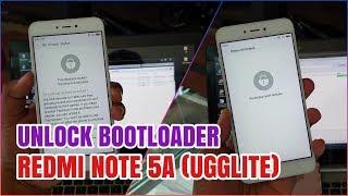 Tutorial Unlock Bootloader Xiaomi Redmi Note 5a (ugglite) Real ubl no Fake ubl