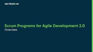 Scrum Programs for Agile Development 2.0 | Overview