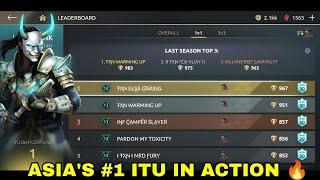 Top #1 ITU on leaderboard in action #1  | Shadow Fight 4 Arena #shadowfight4