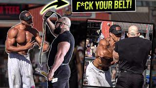 RUSSIAN GANGSTER BEEFING WITH BODYBUILDERS PRANK