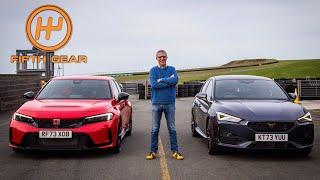 Civic Type R vs Cupra Leon: Track Battle for Hot Hatch Supremacy!  | Fifth Gear