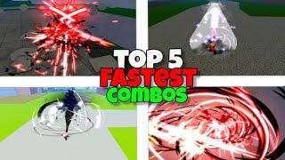 *New* Top 5 Fastest Combos (Swords) | Blox Fruits update 22 |