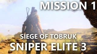 Sniper Elite 3 Campaign co-op Mission 1 Seige of Tobruk