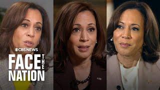 Kamala Harris interviews on "Face the Nation" through the years