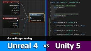 Unity vs Unreal Engine Comparison : Programming