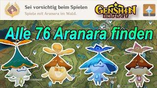 Genshin Impact - Alle 76 Aranara in Sumeru finden, Errungenschaft Sei vorsichtig beim Spielen