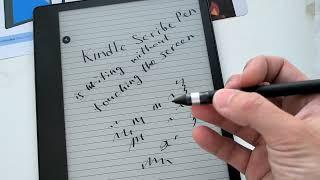 Amazon Kindle scribe pen problem: pen is writing without touching the screen while hovering