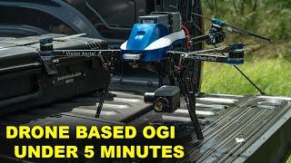 DRONE based Optical Gas Imaging (OGI) in UNDER 5 MINUTES!