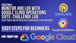 Monitor and Log with Google Cloud Operations Suite: Challenge Lab | GSP338 | Cloud Seekho | Season 4