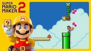 SUPER MARIO MAKER 2 - Criei Mais Fases! | Nintendo Switch Gameplay