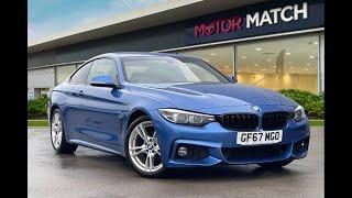 Used BMW 4 Series 2.0 420i M Sport Auto Euro 6 (s/s) 2dr - GF67MGO Motor Match Crewe