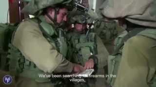 Close Up: IDF Soldiers Search for Kidnapped Teens #EyalGiladNaftali