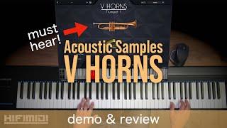 Acoustic Samples | V Horns | Demo & Review