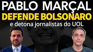 Tratorou! Pablo Marçal defende Bolsonaro e detona jornalistas da UOL em sabatina