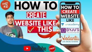 HOW TO CREATE WEBSITE LIKE Udemy and Coursera . MAKE A LMS EDUCATION WEBSITE.ACADEMY LMS NULLED