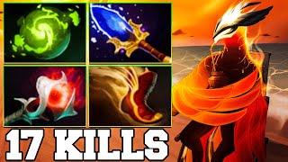 17 Kills Phoenix Dota 2 Mid Carry Guide Pro Gameplay Support Ultimate 7.37