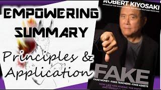 Fake by Robert Kiyosaki; animated book summary. Fake Money, Fake Teachers & Fake Assets!