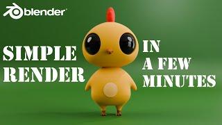 Simple Render|Easy Blender Tutorial For Beginners