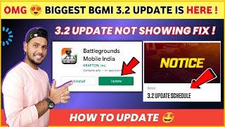 OMG  Bgmi New Update | Bgmi 3.2 Update Not Showing | Bgmi 3.2 Update Release Date