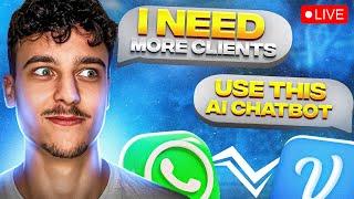 Building An AI Lead Generation Chatbot for WhatsApp (LIVE Tutorial)