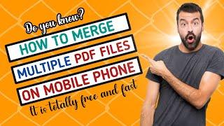 How to Merge PDF files on mobile using WPS Office