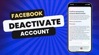 How To Deactivate Facebook in 2024