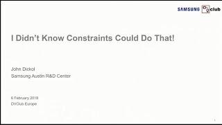 I Didn’t Know Constraints Could Do That!