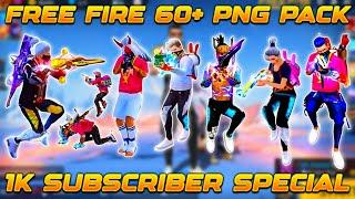 Free Fire Png Pack  | Free Fire Thumbnail Png Pack  | Free Fire Fake Enemy Png Pack 