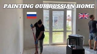 ENGLISH FAMILY PAINT THEIR RUSSIAN HOME | Post Floods Restore Update with the family in Orenburg