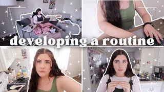 developing a routine and finalizing my deadline | writing vlog
