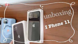 Unboxing iPhone 11 black (128GB)+Accessories 2021