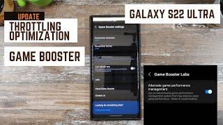 New Game Booster Settings • Samsung Galaxy S22 Ultra