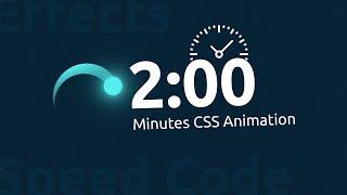 2 Minutes CSS Animation Effects For Website