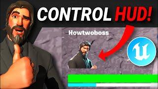 Controlling the HUD in Fortnite Creative/UEFN! (Health, Shields, Player Name + Icon, etc)