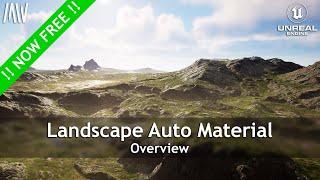 Unreal Engine 5 - MAWI - FREE Landscape Auto Material #unrealengine #UE5 #gamedev