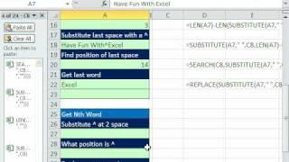 Excel Magic Trick 559: Extract Nth Word In Text String