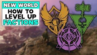 NEW WORLD How To LEVEL UP FACTION RANK