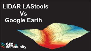 LiDAR LAStools with QGIS.  Create DEM and Contour lines ️️️