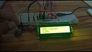 ESP32 ADC – Read Analog Values Using LCD with Arduino IDE