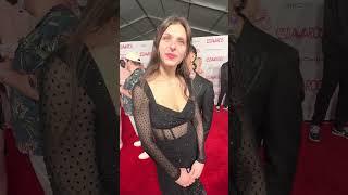 Porn star Leah Gotti on the-2023 AVN Awards red carpet