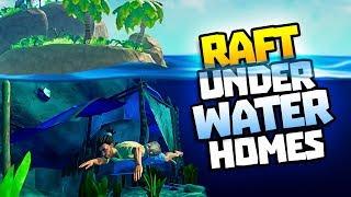 UNDERWATER SHACK FOUND! - Raft Gameplay - Raft Steam Release Gameplay