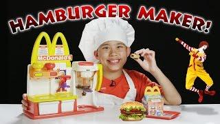 McDonald's HAMBURGER MAKER!!! Turn Peanut Butter into a HAMBURGER Snack!