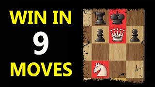 Nimzo-Larsen Trap: Chess Opening Tricks to WIN FAST #Shorts