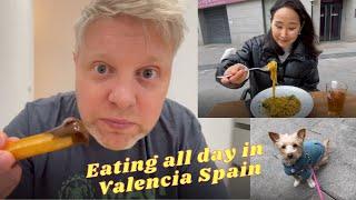 Spanish Breakfast l Travel Vlog l How we spent a day in Valencia, Spain l Spanish food