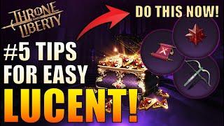 Throne & Liberty - The BEST Ways to make EASY LUCENT with Talandre Expansion! - Tier 2 Update!