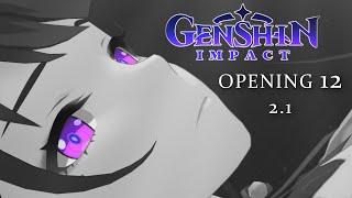 Genshin Impact Anime Opening 12 | Black Clover『Black Catcher』Inazuma arc 2.1