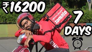 Working As Zomato Rider For 7 Days | Rohit Sadhwani