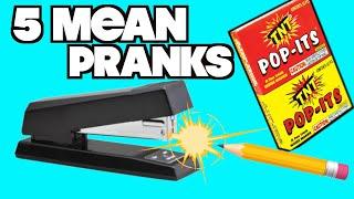 5 Mean Pranks You Can Do In Class For April Fools' Day-HOW TO PRANK (Evil Booby Traps) | Nextraker